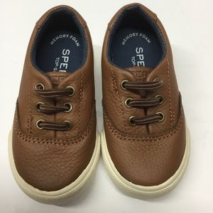 Sperry Top-Sider Boys Striper II Jr Leather Brown